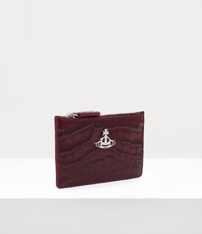 Vivienne Westwood CROCODILE SLIM LONG CARD HOLDER